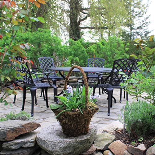 Lazy Susan – Alice Gartentisch rund | 4 Emma Gartenstühle | Wetterfestes Gartenmöbel Set | Aluminium | Farbe Bronze Antik | 3-jährige Garantie Lazy Susan – Alice Gartentisch rund | 4 Emma Gartenstühle | Wetterfestes Gartenmöbel Set | Aluminium | Farbe Bronze Antik | 3-jährige Garantie von Lazy Susan
