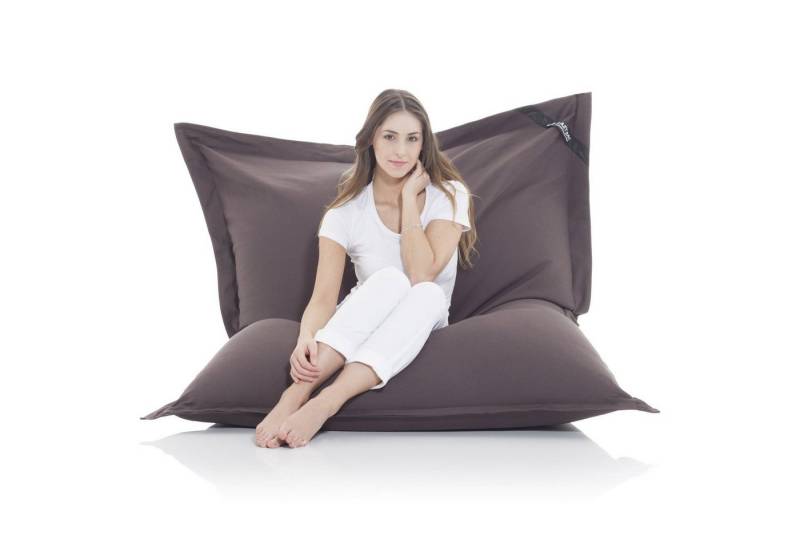 LazyBag Sitzsack Indoor XXL Riesensitzsack (Sitzkissen Bean-Bag, Baumwolle Bezug), 180 x 140 cm von LazyBag