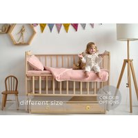Bio Musselin Kinderbettwäsche, Babybettwäsche, Bettbezug Und Kissenbezug, Nachhaltige Bettwäsche Für Kleinkinder Babys Bio Musselin Kinderbettwäsche, Babybettwäsche, Bettbezug Und Kissenbezug, Nachhaltige Bettwäsche Für Kleinkinder Babys von LazyBunnyStudio
