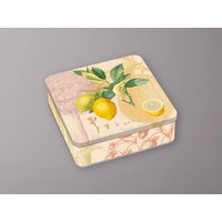 Geschenkdose Zitrone, Metalldose, Frucht, Obst, Sammeln, Edel von LazyDayPaper
