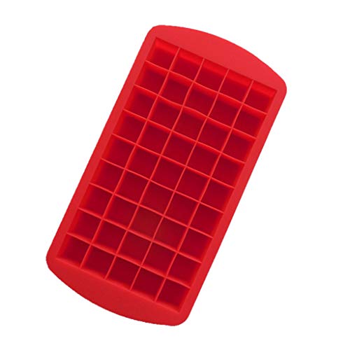 Lazzboy Küche Party-Ziegel-Quadrat-Whisky-Eis-Block-Würfel-Hersteller-Behälter-Kugel-Form (Rot, 17.5x9cm) von Lazzboy