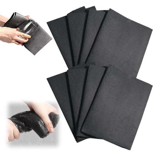 Thickened Magic Cleaning Cloth, Mikrofaser ReinigungstüCher, Streifenfrei FüR Fenster, Spiegel & Glas, Super SaugfäHig, Microfasertuch, Flusenfrei FüR Haushalt, Badezimmer & Auto (3, 40 * 50cm) von Lbotr