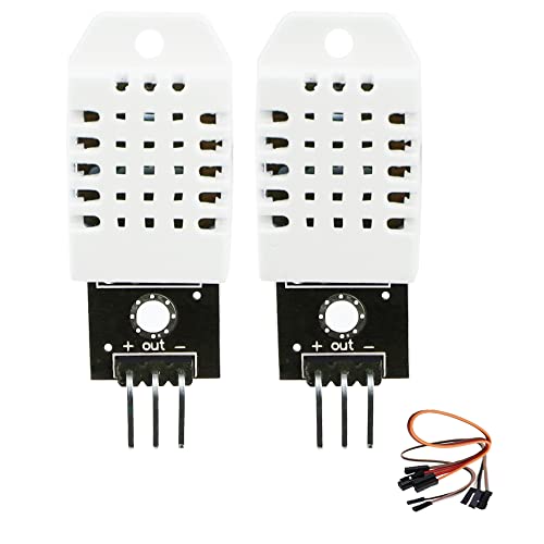 2 STK kompatibel für Temperatur- und Feuchtigkeitssensor 3V-5.5V mit Platine und 2 Kabeln Temperatur Sensor für DIY Mikroelektronik-Projekte kompatibel mit Arduino und Raspberry Pi 2 STK kompatibel für Temperatur- und Feuchtigkeitssensor 3V-5.5V mit Platine und 2 Kabeln Temperatur Sensor für DIY Mikroelektronik-Projekte kompatibel mit Arduino und Raspberry Pi von LbsAMP