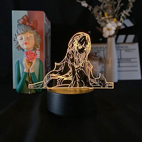 3D Nachtlicht Anime Re Zero 1 Start Remote Touch USB Bunte Kinderzimmer Dekor LED Illusion Licht Kinder Geburtstagsgeschenk-7 farbe keine fernbedienung von Lbvrgg