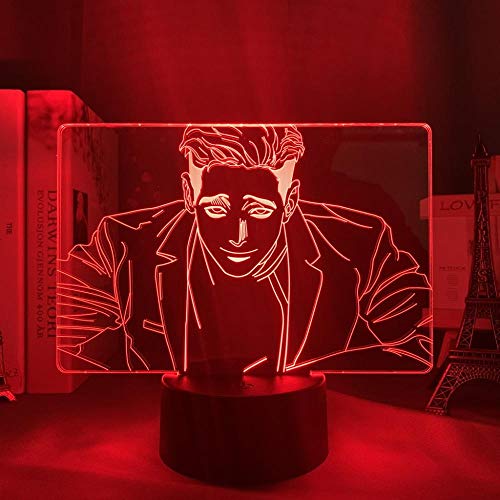 Anime 3D Acryl Illusion Lampe für Schlafzimmerdekoration LED Nachtlicht, um Stalking Sangwoo Kind Weihnachten Geburtstagsgeschenk zu töten-16 Farbe mit Fernbedienung von Lbvrgg