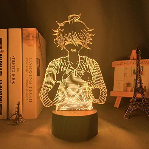 Anime DanganronPa-V3 LED-Nachtlampe RGB Bunte Neonlicht Schlafzimmer Dekoration Rantaro 3D Illusion Licht Kinder Geburtstagsgeschenk-16 Farbe mit Fernbedienung von Lbvrgg