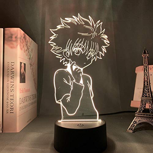 Anime Hunter x Hunter-LED Nachtlicht RGB Bunte Kreative 3D Illusionslampe Kinder Schlafzimmer Dekoration HXH Geburtstagsgeschenk-16 Farbe mit Fernbedienung von Lbvrgg