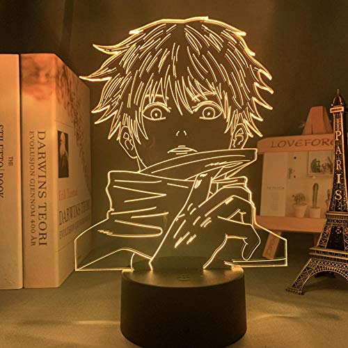 Anime Satoru Gojo Light Jujutsu Kaisen LED Nachtlicht Jujutsu Kaisen Nightlight Satoru Gojo Atmosphäre Lampe Geburtstagsgeschenk-16 Farbe mit Fernbedienung von Lbvrgg