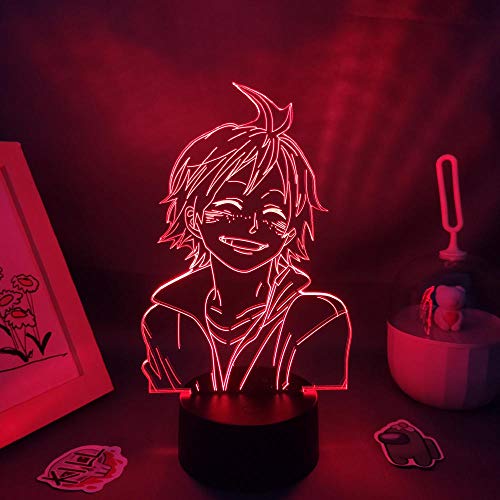 Haikyuu Anime Figur Yamaguchi Tadashi 3D Illusion Licht LED Nachtlicht Freund Schlafzimmer Tisch Manga Dekor Geburtstagsgeschenk-16 Farbe mit Fernbedienung von Lbvrgg