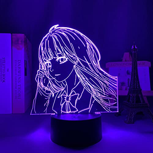 Kimi Ni Todoke LED Nachtlicht für Kinder Schlafzimmer Dekoration Illusion Licht Geburtstagsgeschenk Anime Gadget Schlafzimmer Tischlampe Sawako Kuronuma-16 Farbe mit Fernbedienung von Lbvrgg