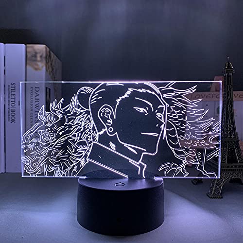 LED-Nachtlampe für Kinder Schlafzimmer Dekoration Anime Jujutsu Kaisen 3D Neonlicht Illusion Licht Umgebungslicht-102._16 Farbe mit Fernbedienung von Lbvrgg