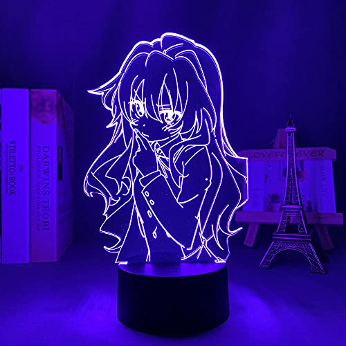 Totora LED Nachtlicht für Kinder Raumdekoration Illusion Licht Anime Anime Geschenk Gadget Zimmer Taiga Aisaka-16 Farbe mit Fernbedienung von Lbvrgg