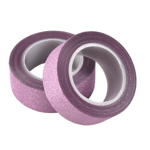 Lbvzxkad 2 X 10M Glitter Washi Tape Stick Selbstklebend Dekorativ Craft DIY Papier Rosa von Lbvzxkad