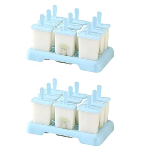 Lbvzxkad Eiscreme-Form für EIS Am Stiel, DIY-Eiscreme-Maschine, Eiscreme-Form für EIS Am Stiel, Eiswürfelschale, Küchenhelfer, Blau von Lbvzxkad