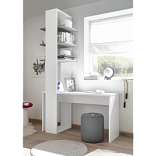 LC Spa Kinderzimmer-Schreibtisch, ohne Schubladen, Breite: 138 cm, Melamin, Weiß, extra groß LC Spa Kinderzimmer-Schreibtisch, ohne Schubladen, Breite: 138 cm, Melamin, Weiß, extra groß von LC Spa
