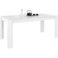 INOSIGN Esstisch "Prisma 180x90 cm, Esszimmertisch, ausziehbar, erweiterbar auf 228 cm", rechteckig,Tischplatte Stärke 22 mm u. mit elegantem Siebdruck von Inosign