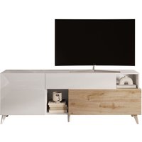 INOSIGN Lowboard "Monaco Breite 181 cm, TV-Board mit 1 Tür, 1 Klappe u. 1 Schubkasten", Fernsehtisch, TV-Schrank, Soft/Self Closing von Inosign