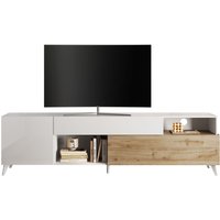 INOSIGN Lowboard "Monaco Breite 241 cm, TV-Schrank mit 1 Tür, 1 Klappe u. 1 Schubkasten", Fernsehtisch, TV-Board, Soft/Self Closing INOSIGN Lowboard "Monaco Breite 241 cm, TV-Schrank mit 1 Tür, 1 Klappe u. 1 Schubkasten", Fernsehtisch, TV-Board, Soft/Self Closing von Inosign