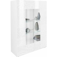 INOSIGN Vitrine "Miro", Stauraumvitrine, Höhe 166 cm mit dekorativem Siebdruck von Inosign