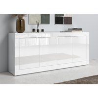 INOSIGN Sideboard "Basic Breite 207 cm, Kommode 4 Türen, Anrichte,", Metallgriff, moderne Rahmenoptik, viel Stauraum, Farbauswahl von Inosign