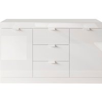 INOSIGN Sideboard "Slim", Breite 136 cm, weiß Hochglanz Lack von Inosign