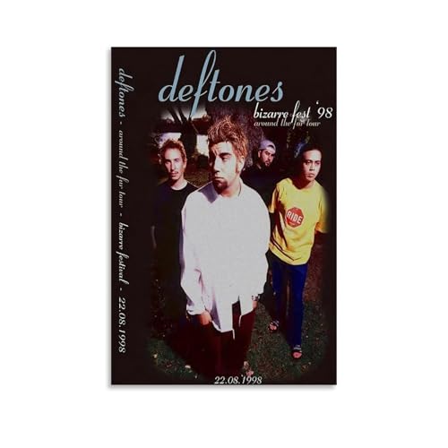 Lcaltcp Music Art Deftones Leinwand-Kunstposter, Musikposter für Zimmer, ästhetische Leinwand, Wandkunst, Schlafzimmerdekoration, 40 x 60 cm Lcaltcp Music Art Deftones Leinwand-Kunstposter, Musikposter für Zimmer, ästhetische Leinwand, Wandkunst, Schlafzimmerdekoration, 40 x 60 cm von Lcaltcp
