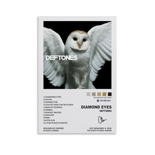 Lcaltcp Musik-Kunst-Deftones, Leinwandalbum, Poster, Musikposter für Zimmer, ästhetische Leinwand, Wandkunst, Schlafzimmerdekoration, 60 x 90 cm Lcaltcp Musik-Kunst-Deftones, Leinwandalbum, Poster, Musikposter für Zimmer, ästhetische Leinwand, Wandkunst, Schlafzimmerdekoration, 60 x 90 cm von Lcaltcp
