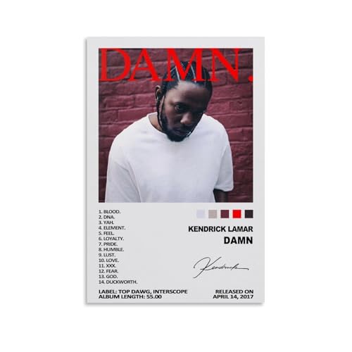 Lcaltcp Wandkunst, Kendrick-Musik-Lamar-Album, Poster, Musikposter für Zimmer, ästhetische Leinwand, Wandkunst, Schlafzimmerdekoration, 30 x 45 cm Lcaltcp Wandkunst, Kendrick-Musik-Lamar-Album, Poster, Musikposter für Zimmer, ästhetische Leinwand, Wandkunst, Schlafzimmerdekoration, 30 x 45 cm von Lcaltcp