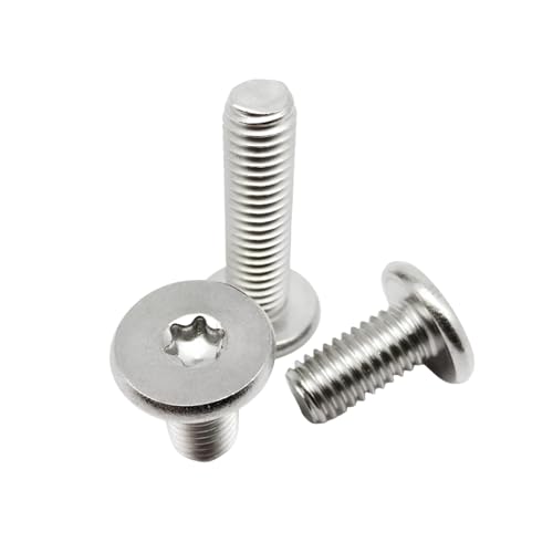 5–50 Stück M1.6/M2/M2.5/M3/M4/M5/M6/M8cm-Typ Edelstahl-Innensechsrund-Schrauben mit ultradünnem Flachkopf, M1.6x3mm(50pcs) von Lcfujpvli