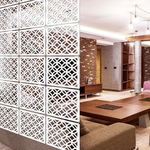 Lchen Raumteiler zum Aufhängen, Holz-Kunststoff, 0,5 cm dick, für Wohnzimmer und Schlafzimmer (HY-S-10 Panels) von Lchen