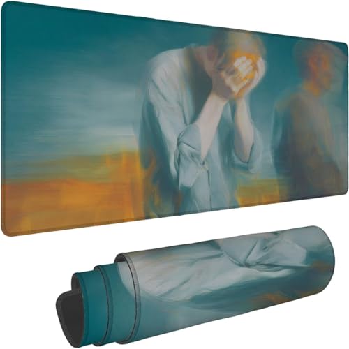 Mauspad 700 x 350 x 3mm Gaming Mousepad Premium Schreibtischunterlage Rutschfest und Wasserdicht Fransenfreie Ränder Verbessert Geschwindigkeit und Präzision für Home Office Blau Figur Muster xn-542 Mauspad 700 x 350 x 3mm Gaming Mousepad Premium Schreibtischunterlage Rutschfest und Wasserdicht Fransenfreie Ränder Verbessert Geschwindigkeit und Präzision für Home Office Blau Figur Muster xn-542 von Lchtooog