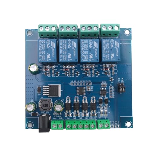 Lckiioy Modbus Rtu 4 Kanal Relais Moduleingang 485 Ttl Uart Communication 4-Kanal Eingang 7-24V Relais Modul von Lckiioy