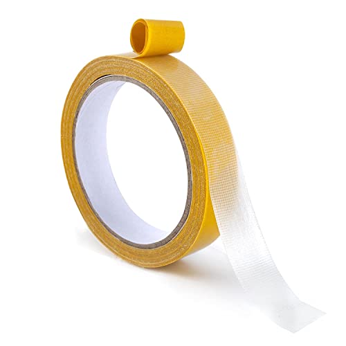 Stark klebendes, doppelseitiges Gaze-Faser-Netzband, wasserdichtes Glasfaserband, Glasfaser-Netzgewebe, super klebriges transparentes Montageband, leicht und rückstandsfrei entfernbar (2cm*10m) von Lcmei