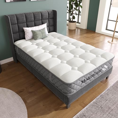 Lcoho Orthopädische Kaltschaummatratze 90x200 cm, Mattress mit 7-Zonen-Taschenfederkern, Härtegrad H3 (mittelfest) – Oeko-TEX® Zertifiziert, 20 cm Höhe, 4 Griffe + Vakuumverpackt (90x200 cm) von Lcoho