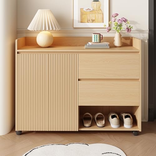 Lcoho Schuhschrank, beweglicher Schuhschrank, Universalrad mit Bremse. Oberer Bogen, verstellbare Regale, Dämpfungsscharnier Lcoho Schuhschrank, beweglicher Schuhschrank, Universalrad mit Bremse. Oberer Bogen, verstellbare Regale, Dämpfungsscharnier von Lcoho