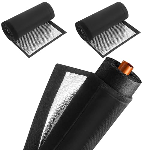 Lconvicely 3-lagige HVAC-Rohrisolierung, 183 x 25,9 cm, für den Außenbereich, AC-Linien-Isolationsabdeckung mit wasserdichtem Oxford, flexible Hülse für AC-Rohrisolierung im Freien und Lconvicely 3-lagige HVAC-Rohrisolierung, 183 x 25,9 cm, für den Außenbereich, AC-Linien-Isolationsabdeckung mit wasserdichtem Oxford, flexible Hülse für AC-Rohrisolierung im Freien und von Lconvicely