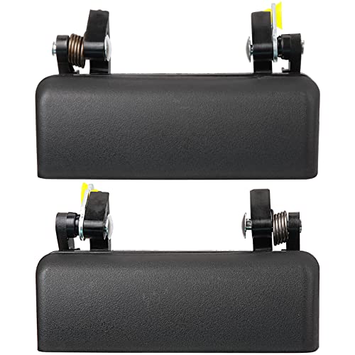 Lcyolada Ein Paar Außentürgriffe vorne Fahrer- und Beifahrerseite, kompatibel mit Ford Ranger, 1994–2000 Mazda B4000, B3000, ersetzt # 90022, 90021, F37Z 102244 05-A Schwarz von Lcyolada