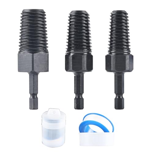 1/2 Zoll 3/4 Zoll 2,5 cm Rohrgewindeausdreher Mutter Entfernung Sechskantschaft Design für gebrochene Schrauben Entfernung in Sanitärarbeiten, verschiedene Größen, Sanitär-Reparatur-Ausdreher 1/2 Zoll 3/4 Zoll 2,5 cm Rohrgewindeausdreher Mutter Entfernung Sechskantschaft Design für gebrochene Schrauben Entfernung in Sanitärarbeiten, verschiedene Größen, Sanitär-Reparatur-Ausdreher von Ldabrye