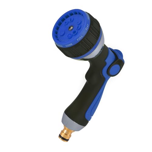 10 Modi verstellbare Wasserschlauchdüse Unterlegscheibe mit rutschfestem Gummigriff für Fahrzeugwaschschlauch gesprüht 10 Modi verstellbare Wasserschlauchdüse Unterlegscheibe mit rutschfestem Gummigriff für Fahrzeugwaschschlauch gesprüht von Ldabrye