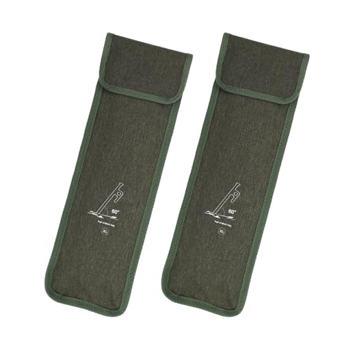 2 x Campinghering-Organizer, tragbare Zeltheringe, Aufbewahrungstasche, Camping-Zubehör, Werkzeugtasche, Bodennägel, Tragetasche, Outdoor-Zeltheringe, Aufbewahrung von Ldabrye