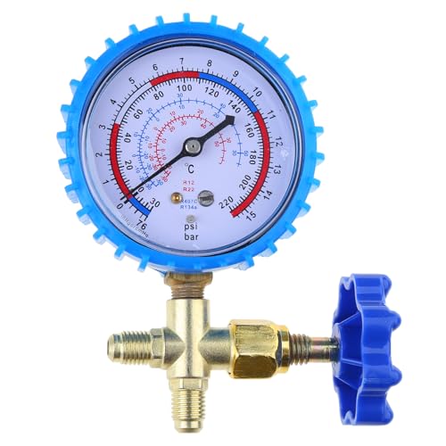 220psi 500psi Professionelle Klimaanlage Kältemittel Lade Manometer Manometer Druckanzeige von Ldabrye