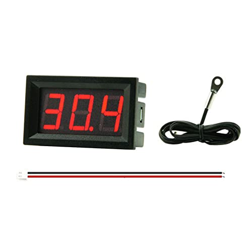 4V-30 V LED LED Anzeige Digitalem Temperatur Controller Temperatursensor Thermometer Testersteuerung Und Metallsonde Innentor Digitales Thermometer Für Zuhause von Ldabrye