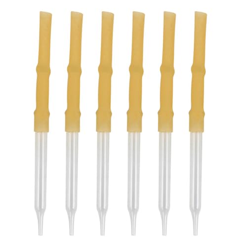 Alkalische Bürettenpipetten aus Glas, Pipetten, Basische Bürette, Ersatzteil, Laborflüssigkeitstransferpipette für Labor, 6 Stück von Ldabrye