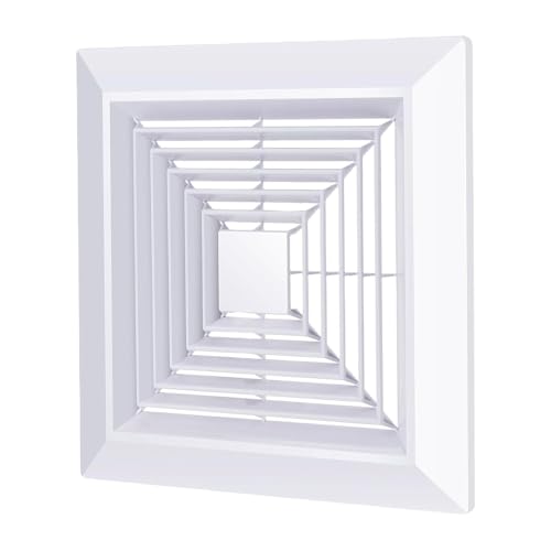 Deckenlüftungslüfterabdeckungen Ventilator Auspuffhaube Quadrat Für Küchen Und Toilettengebrauch von Ldabrye