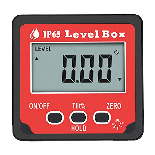 Digital Box Winkelmessstreifen Prognose Neigungsmesserschachtel Mit Magnetischer Basis Und Großen LCD Backlights Winkelmesser Leveler Mit Magnetischer Basis Hintergrundbeleuchtung von Ldabrye