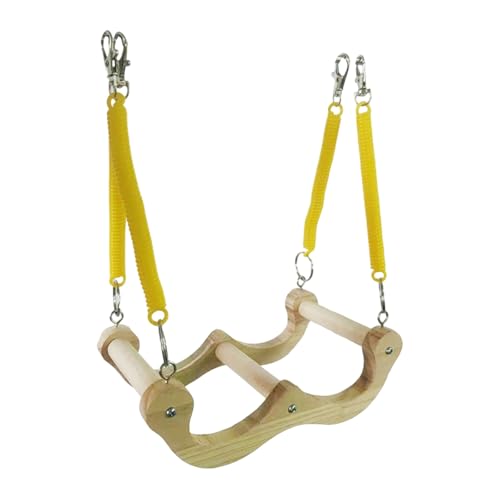 Elastische Papageienschaukel Spielzeug Elastische Feder Holzstange für Käfig Unterhaltung und Vogelübung Papagei Übung Schaukel mit Feder Elastische Papageienschaukel Spielzeug Elastische Feder Holzstange für Käfig Unterhaltung und Vogelübung Papagei Übung Schaukel mit Feder von Ldabrye