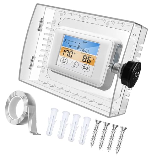 Große transparente Thermostat-Schlossbox mit Zahlenschloss Set Hohlschutzabdeckungen für Wandthermostate Schutz Verriegelung Thermostat Schild von Ldabrye