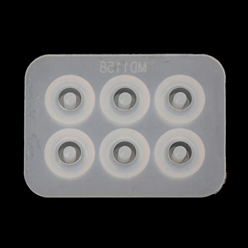 Kristall-Epoxid-Form, 6 Fächer, Ohrringe, Harz, Perlen, Silikonform für Anhängerherstellung von Ldabrye