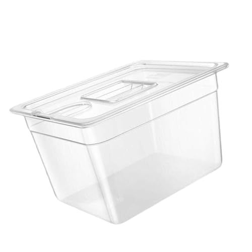Langsamer Garmaschinen-Behälter mit großem Fassungsvermögen und transparentem Fenster, Küchen-Slow-Cooker-Teil für einfaches langsames Garen von Ldabrye