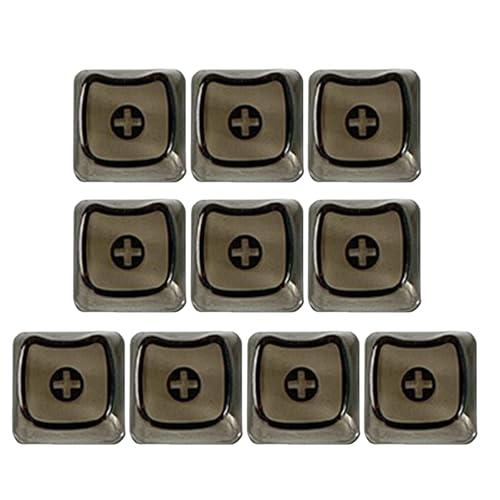 Ldabrye 10 Piefe Transucent Farb Tastaturkaps Für Mechanische Tastaturschlüsselcap Mit MX X Stiel Für Anpassbare Backlit Layouts Mechanische Tastaturen von Ldabrye